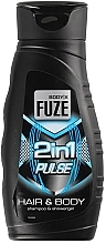 Гель для душу 2 в 1 "Pulse" - Body-X Fuze — фото N1