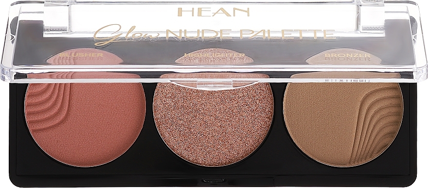Контурна палетка для макіяжу обличчя - Hean Glow Nude Palette DayGlow — фото N1