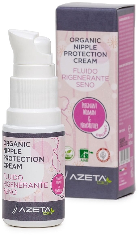 Органический крем для сосков от трещин - Azeta Bio Organic Nipple Protection Cream — фото N1