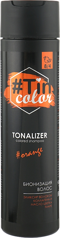 Тоналайзер для волос - Tin Color Colored Shampoo — фото N1