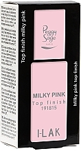 Топовое покрытие для ногтей - Peggy Sage Top Finish Milky Pink I-Lak — фото N2