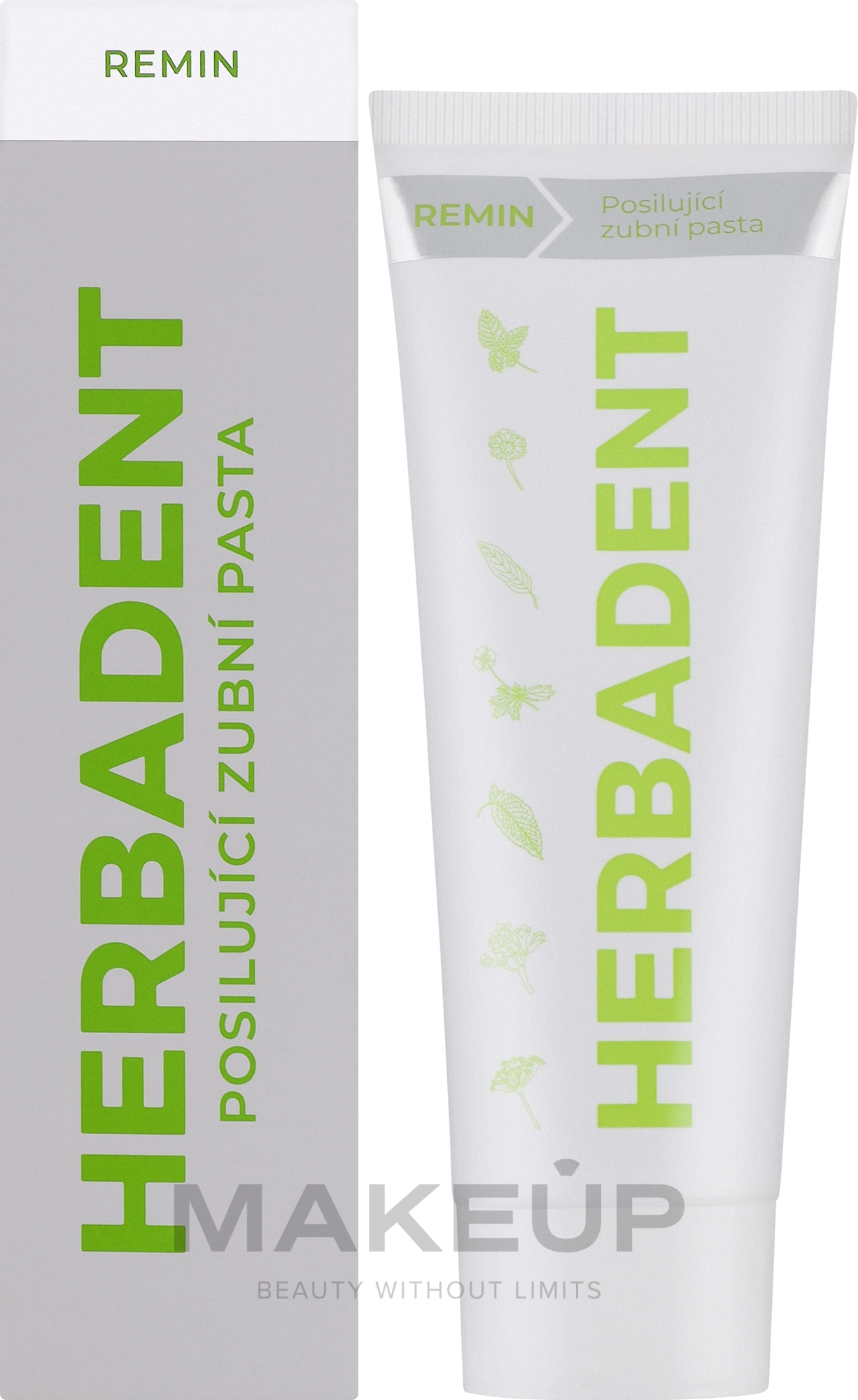 Зубна паста "Ремінералізація" - Herbadent Remin Strengthening Toothpaste — фото 75g