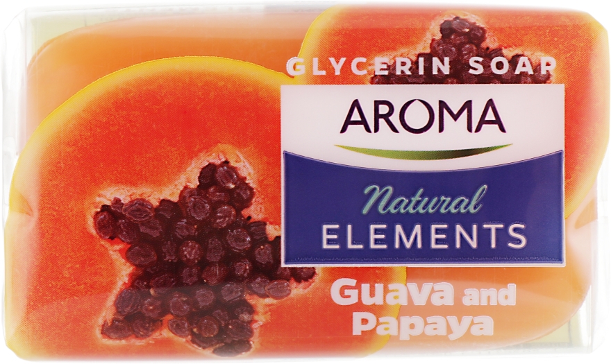 Туалетное мыло "Гуава и папайя" - Aroma Natural Elements Toilet Soap Guava & Papaya