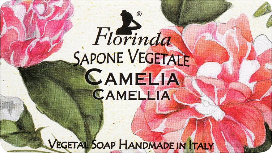 Мило натуральне "Камелія" - Florinda Sapone Vegetale Camellia — фото N1