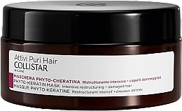 Парфумерія, косметика Маска для пошкодженого і ламкого волосся - Collistar Attivi Puri Hair Phyto-Keratin Mask