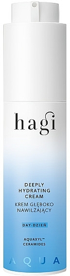 Денний зволожуючий крем для обличчя - Hagi Aqua Zone Deeply Hydrating Day Cream — фото N1
