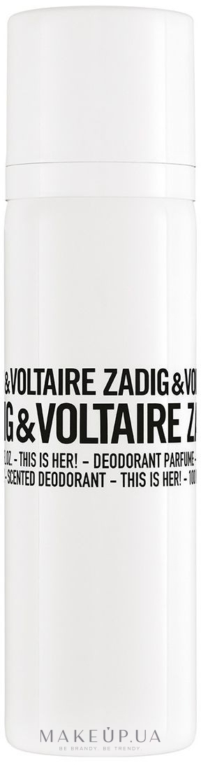 Zadig & Voltaire This Is Her - Дезодорант-спрей — фото 100ml