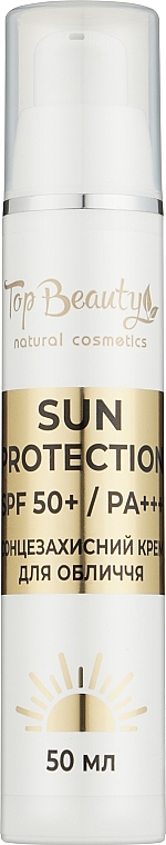 Солнцезащитный крем для лица - Top Beauty Sun Protection SPF50+