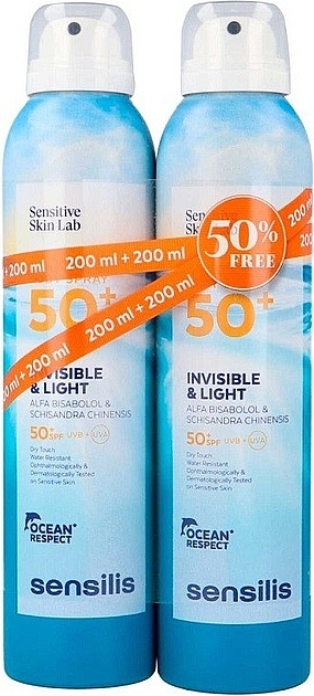 Набор - Sensilis Invisible & Light (b/spray/2x200ml) — фото N1