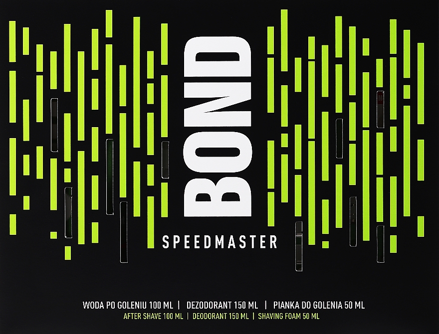 Набір - Bond Speedmaster (ash/lot/100ml + deo/150ml + sh/foam/50ml) — фото N1