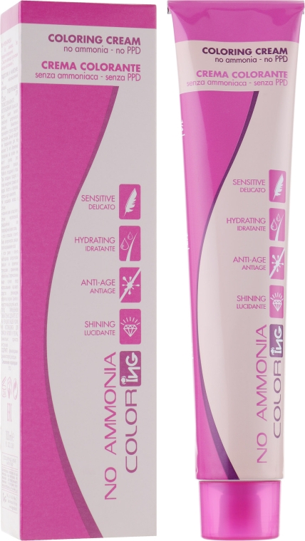 Безаміачна фарба для волосся - ING Professional Coloring Cream No Ammonia — фото N1