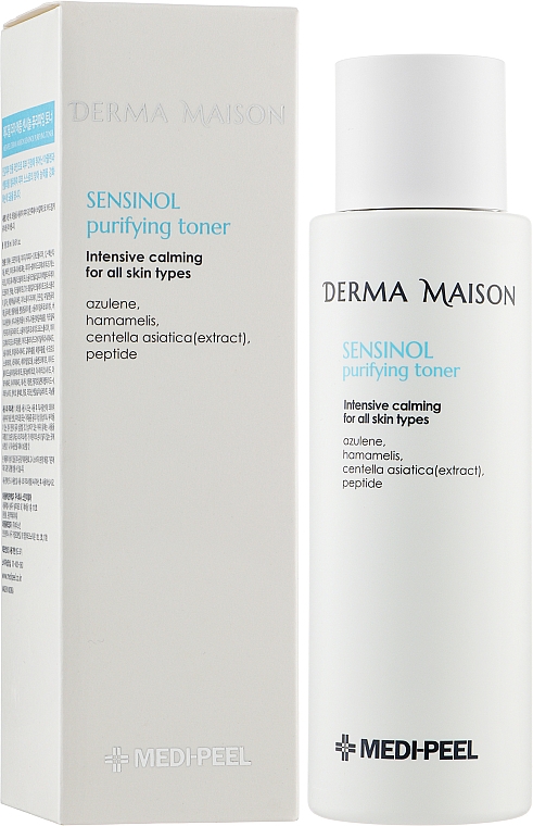 Заспокійливий тонер для обличчя з азуленом - Medi-Peel Derma Maison Sensinol Purifying Toner — фото N2