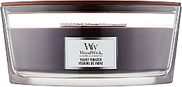 Духи, Парфюмерия, косметика Ароматическая свеча в стакане - WoodWick Hourglass Candle Velvet Tobacco
