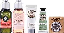 Духи, Парфюмерия, косметика L'Occitane Set - Набор (sh/gel/75ml + shmp/75ml + conc/20ml + h/cr/10ml + soap/50g)