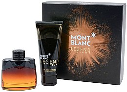 Духи, Парфюмерия, косметика Montblanc Legend Night - Набор (edp/50ml + sh/gel/100ml)