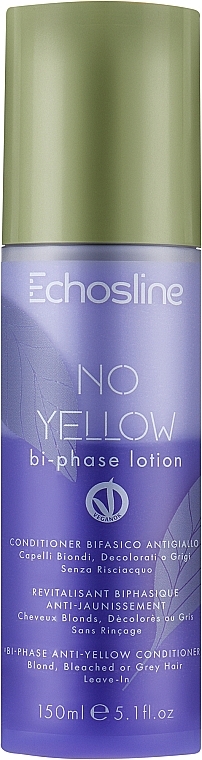 УЦІНКА Кондиціонер проти жовтизни волосся - Echosline No Yellow Conditioner * — фото N1