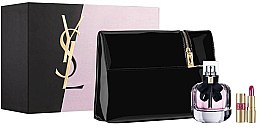 Духи, Парфюмерия, косметика Yves Saint Laurent Mon Paris - Набор (edp/50ml + lipstick/1.3ml + pouch)