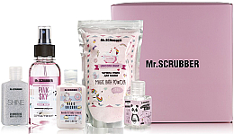 Парфумерія, косметика SALE Set - Mr.Scrubber "Magic Unicorn" (b/glitter/60 ml + antib/gel/30ml + bath/p/200g + h/cr/60 ml + b/mist/150 ml ) *