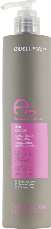 Кондиціонер для захисту кольору фарбованого волосся - Eva Professional E-line Fix Colour Treatment — фото N2