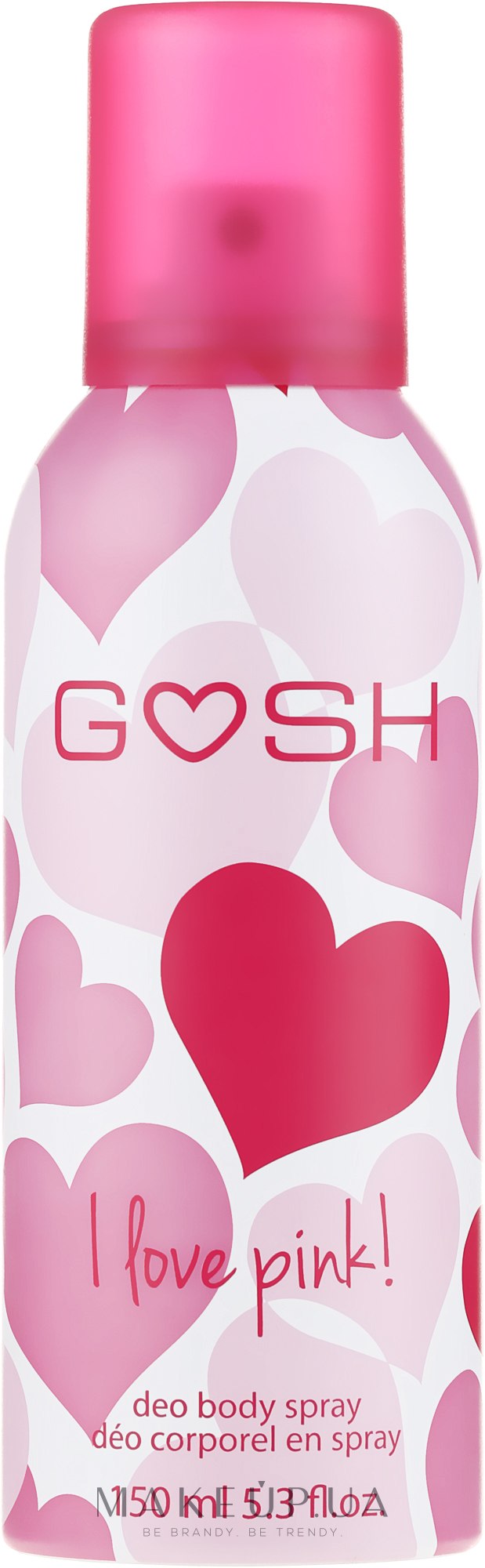Дезодорант-спрей - Gosh Copenhagen I Love Pink Deo Body Spray — фото 150ml