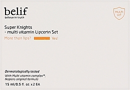 Набор - Belif Super Knights Multi Vitamin Lipcerin (lip/ser/2x15ml) — фото N1