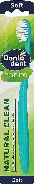 Натуральна зубна щітка, м'яка - Dontodent Natural Clean Soft