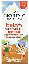 Витамин D3 для детей жидкий, 400 МЕ - Nordic Naturals Baby's Vitamin D3 Liquid 400 IU  — фото N2