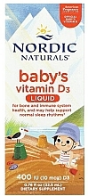 Вітамін D3 для дітей рідкий, 400 МО - Nordic Naturals Baby's Vitamin D3 Liquid 400 IU — фото N2