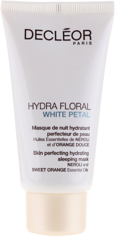 Смягчающая маска для лица - Decleor Hydra Floral White Petal Skin Perfecting Hydrating Sleeping Mask — фото N1