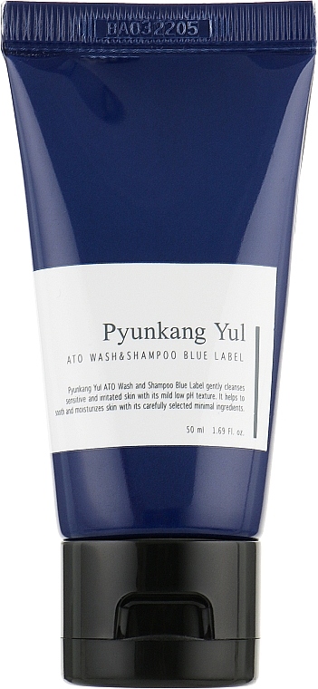 Шампунь-гель для душа - Pyunkang Yul Ato Wash & Shampoo Blue Label (мини)