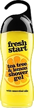Духи, Парфюмерия, косметика Освежающий крем-гель для душа "Чайное дерево и лимон" - Xpel Marketing Ltd Fresh Start Tea Tree & Lemon Shower Gel