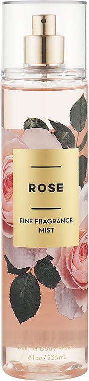 Парфумований спрей для тіла "Троянда" - Bath and Body Works Rose Fine Fragrance Mist — фото N1