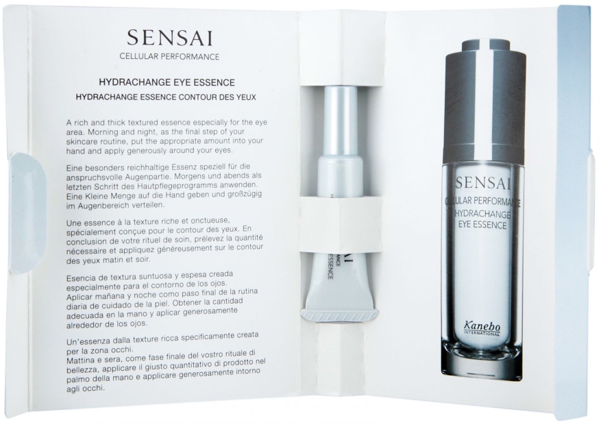 Эссенция для ухода за кожей вокруг глаз - Sensai Cellular Performance Hydrachange Eye Essence (пробник) — фото N2