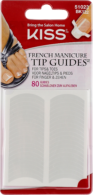 Шаблоны для французского маникюра и педикюра - Kiss French Manicure Guides — фото N1