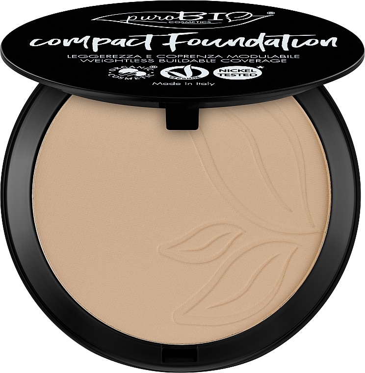 Компактна пудра - PuroBio Cosmetics Compact Foundation Pack