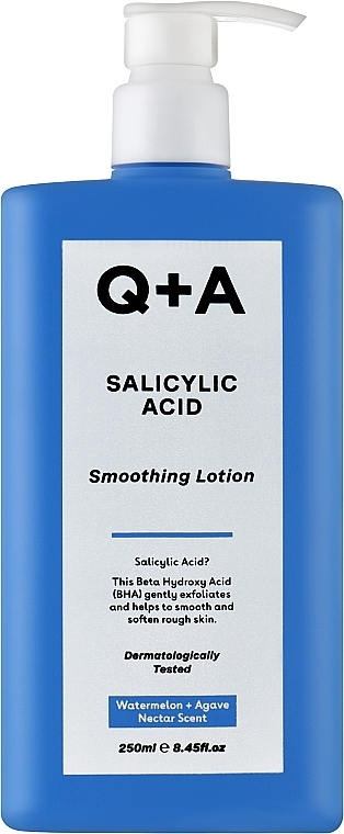 Заспокійливий лосьйон для тіла - Q+A Salicylic Acid Smoothing Lotion — фото N1