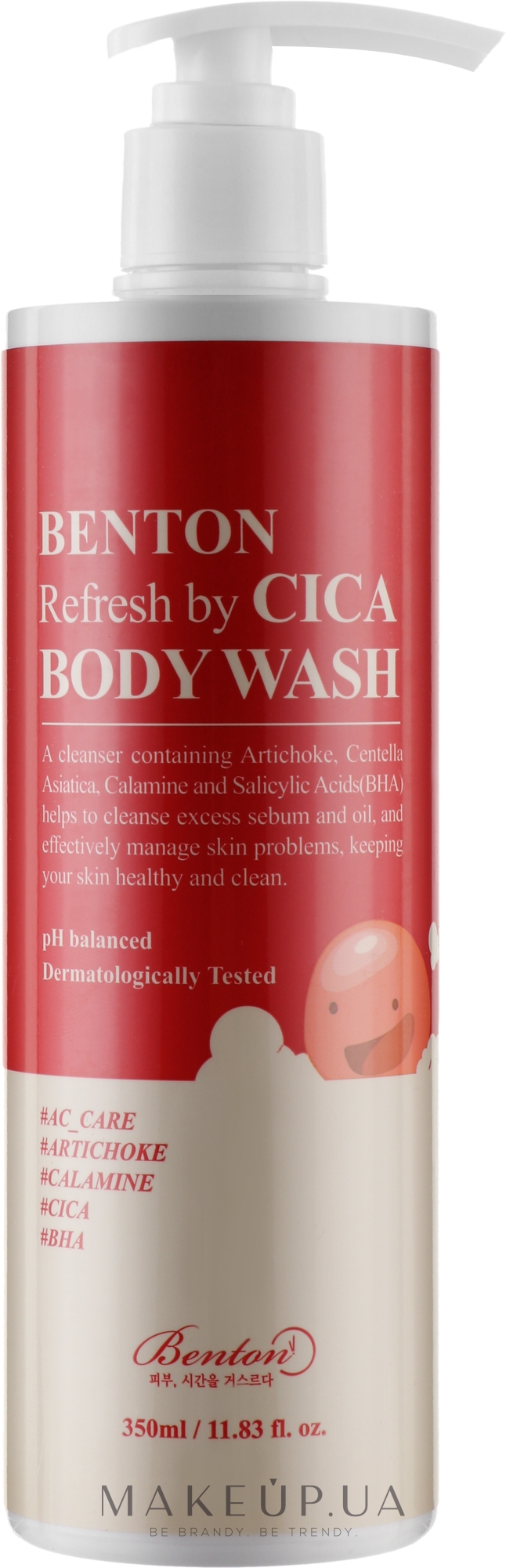 Гель для душу - Benton Refresh by CICA Body Wash — фото 350ml