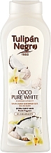Гель для душу "Ніжний кокос" - Tulipan Negro Coco Pure White Shower Gel — фото N1