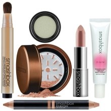 Духи, Парфюмерия, косметика Набор - Smashbox Gift Set №3 (powder/7.1ml + shadow/1.7g + lipstick/3.6g + cheek color/15ml + doubletake lip colour/4.11g + wand/6.3ml)