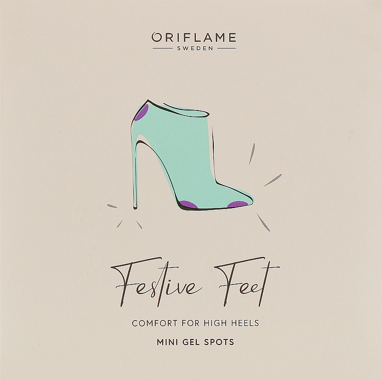 Гелевые наклейки для обуви - Oriflame Festive Feet Mini Gel Spots — фото N1