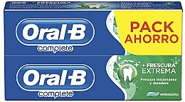 Парфумерія, косметика Набір зубних паст  - Oral-B Complete Paste Ultimate Fresh (toothpaste/2x75ml)