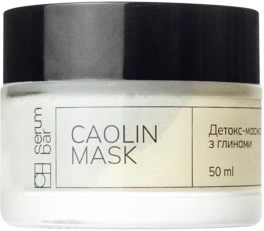 Себорегулююча детокс-маска з глинами - PH Serum Bar Caolin Mask — фото N1