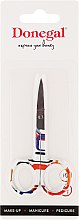Парфумерія, косметика Ножиці манікюрні, з пластиковими ручками, 9366, різнокольорові - Donegal