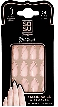 Набор накладных ногтей - Sosu by SJ Salon Nails In Seconds Goldfinger — фото N1