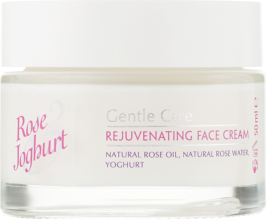 Омолоджуючий крем для обличчя - Bulgarska Rosa Rose & Joghurt Rejuvenating Face Cream — фото N2