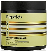 Парфумерія, косметика Інтенсивна маска для волосся - Peptid+ Castor Oil & Macadamia Intensive Hair Mask