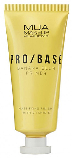 Матирующий праймер для лица с ароматом банана - Mua Pro/ Base Banana Blur Primer — фото N1