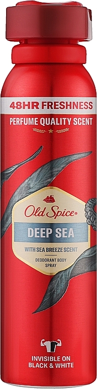 Аэрозольный дезодорант-спрей для тела - Old Spice Deep Sea Deodorant Body Spray — фото N1