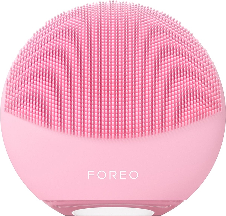 Двусторонний массажер для очищения лица - Foreo Luna 4 Mini Dual-Sided Facial Cleansing Massager Pearl Pink — фото N1
