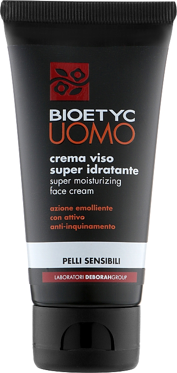 Супер увлажняющий крем для лица - Deborah Milano Bioetyc UOMO Super Moisturizing Face Cream — фото N1